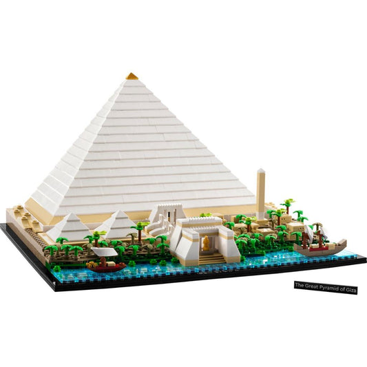 LEGO® Architecture Mimari Simgeler Koleksiyonu: Keops Piramidi 21058 - Yetişkinler Için Koleksiyonluk Model Yapım Seti (1476 Parça)