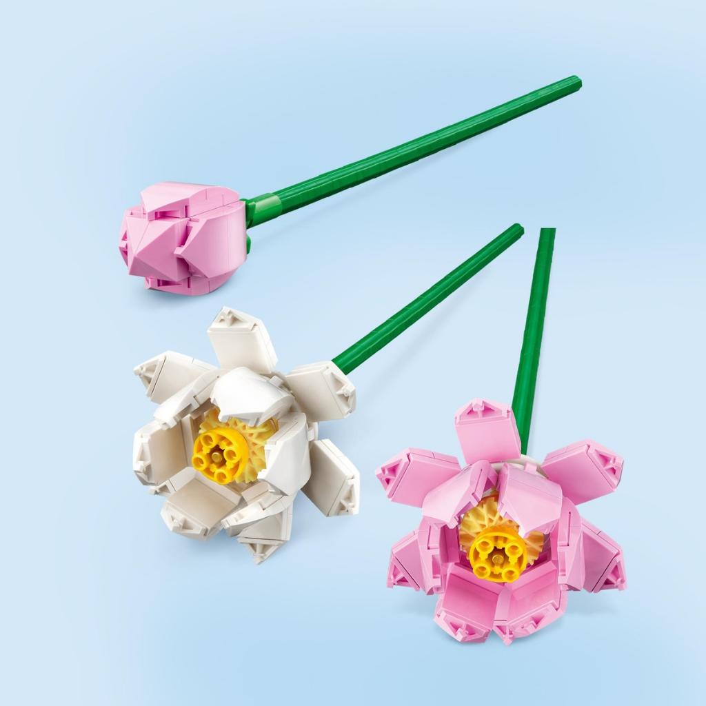 LEGO® Iconic Lotus Çiçekleri 40647 - Dekoratif, Koleksiyonluk ve Sergilenebilir Çiçek Modeli Yapım Seti (220 Parça)