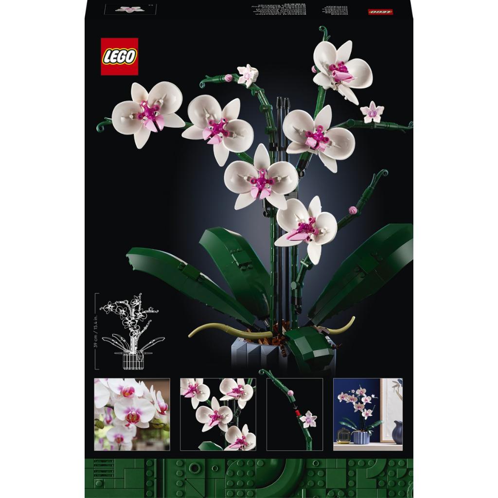 LEGO® Icons Orkide 10311 - Yetişkinler İçin Dekoratif, Koleksiyonluk ve Sergilenebilir Çiçek Modeli Yapım Seti (608 Parça)