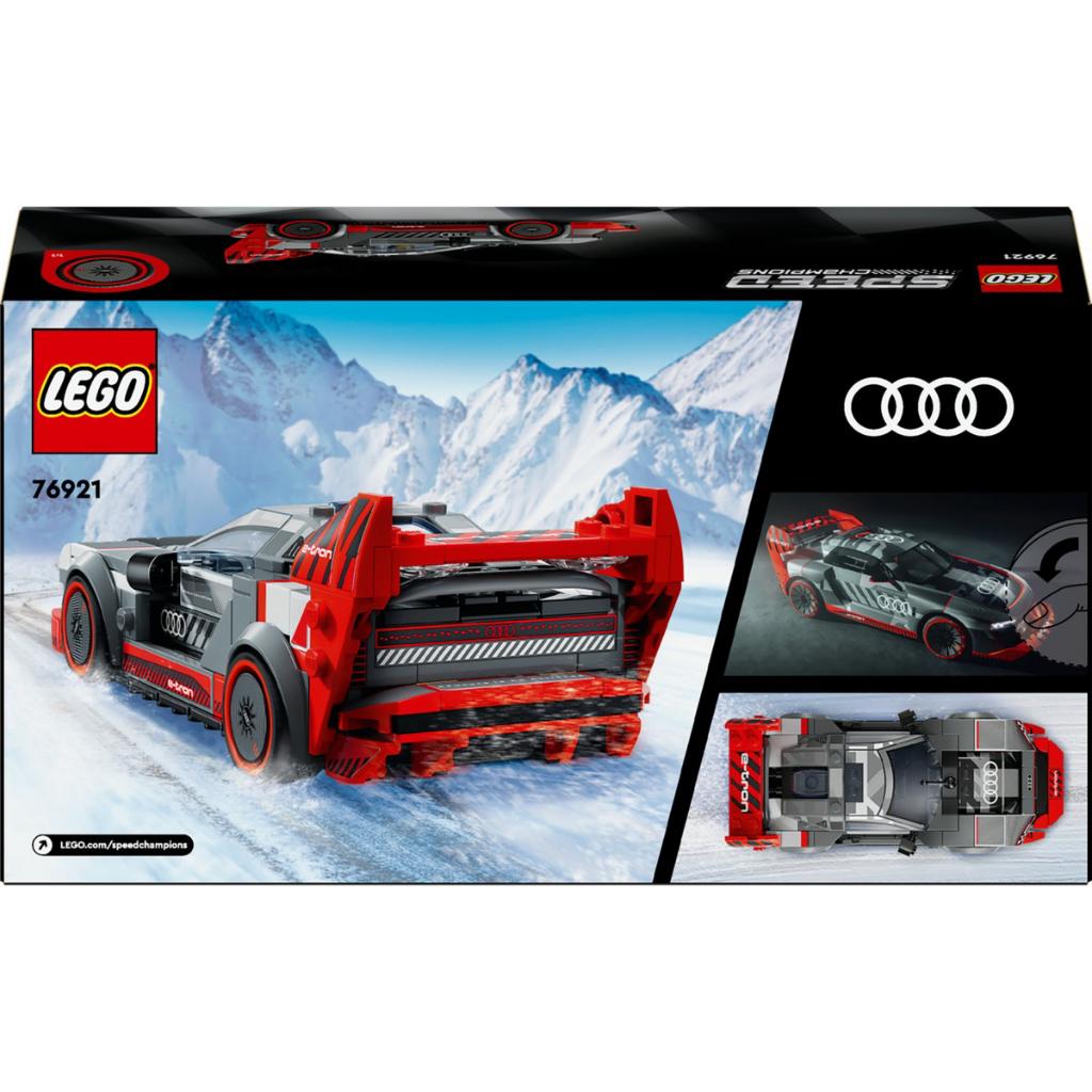 LEGO® Speed Champions Audi S1 E-Tron Quattro Yarış Arabası 76921 - 9 Yaş ve Üzeri Çocuklar Için Koleksiyonluk ve Sergilenebilir Yaratıcı Oyuncak Model Yapım Seti (274 Parça)