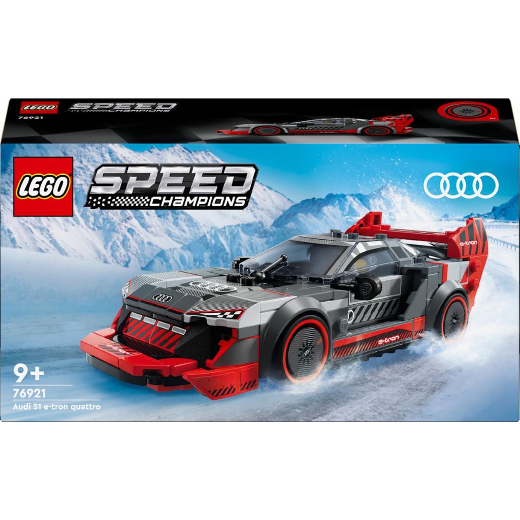 LEGO® Speed Champions Audi S1 E-Tron Quattro Yarış Arabası 76921 - 9 Yaş ve Üzeri Çocuklar Için Koleksiyonluk ve Sergilenebilir Yaratıcı Oyuncak Model Yapım Seti (274 Parça)