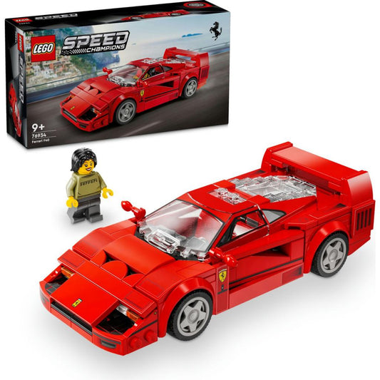 LEGO Speed Champions Ferrari F40 Süper Araba 76934 - 9 Yaş ve Üzeri Çocuklar Için Inşa Edilebilen Oyuncak Araç Modeli Yapım Seti (318 Parça)